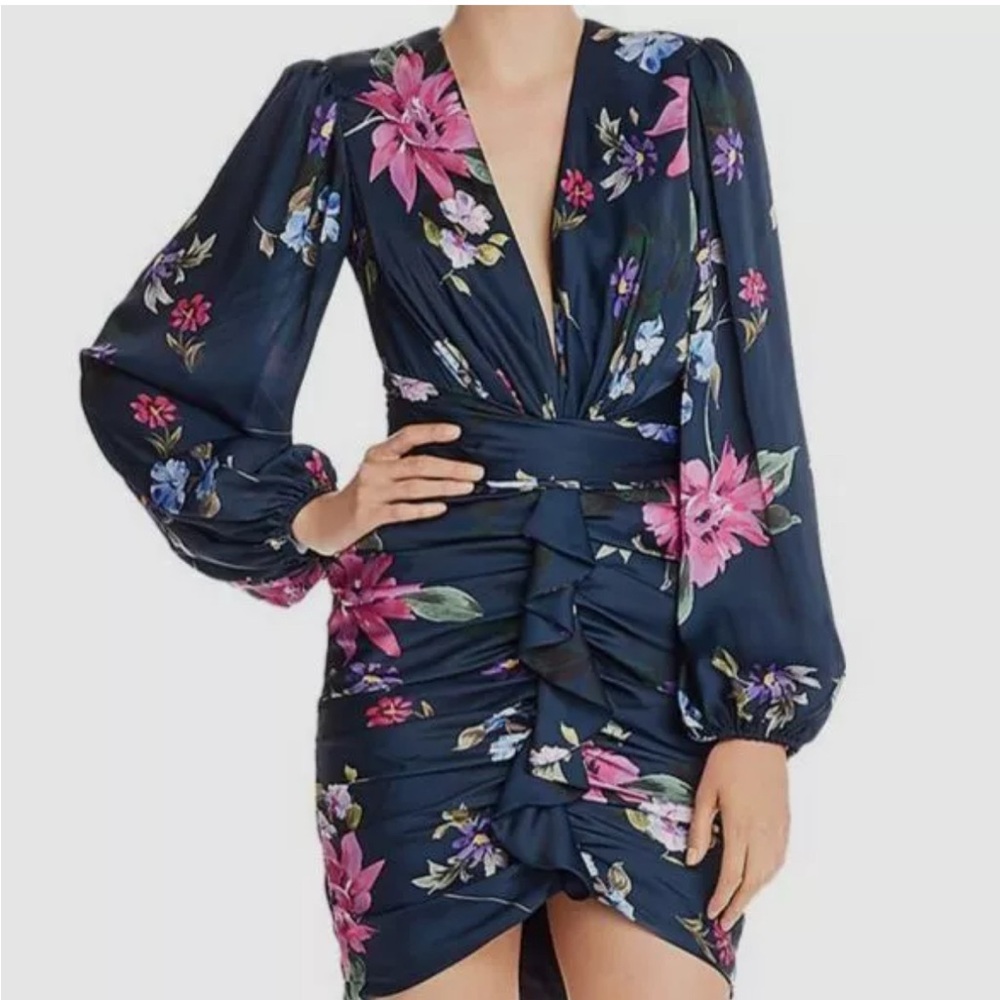 Floral Navy Dress